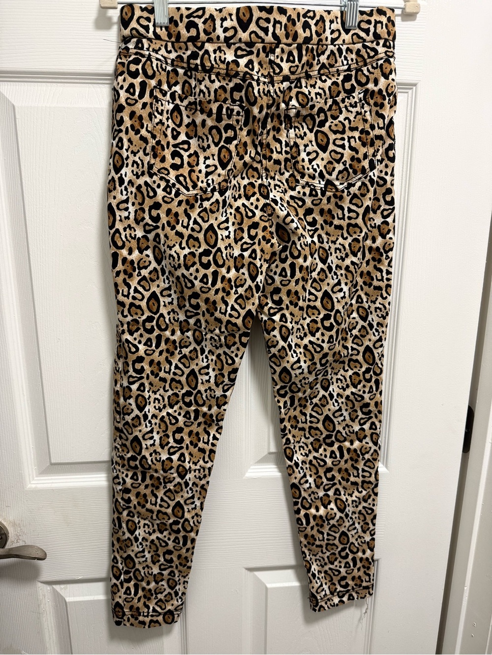 No Boundaries Pull On Leopard Print Animal Jeggings 11-13 Large - Picture 2 of 6